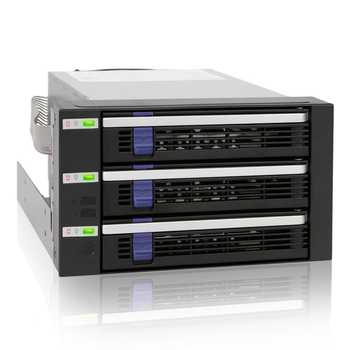 ICY DOCK FatCage MB153SP-B - 3-Bay SATA Hot Swap Backplane-Wechselrahmen für 2,5" und 3,5" Festplatt