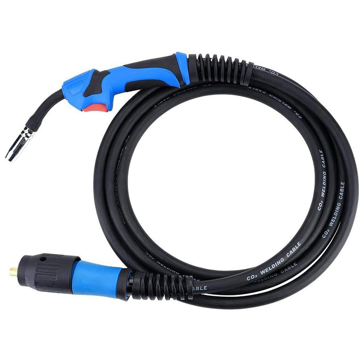 MIG/MAG Schweissbrenner, Schlauchpaket MB15 Welding Torch CO² Schutzgas Schweissbrenner 4m, mit Euro