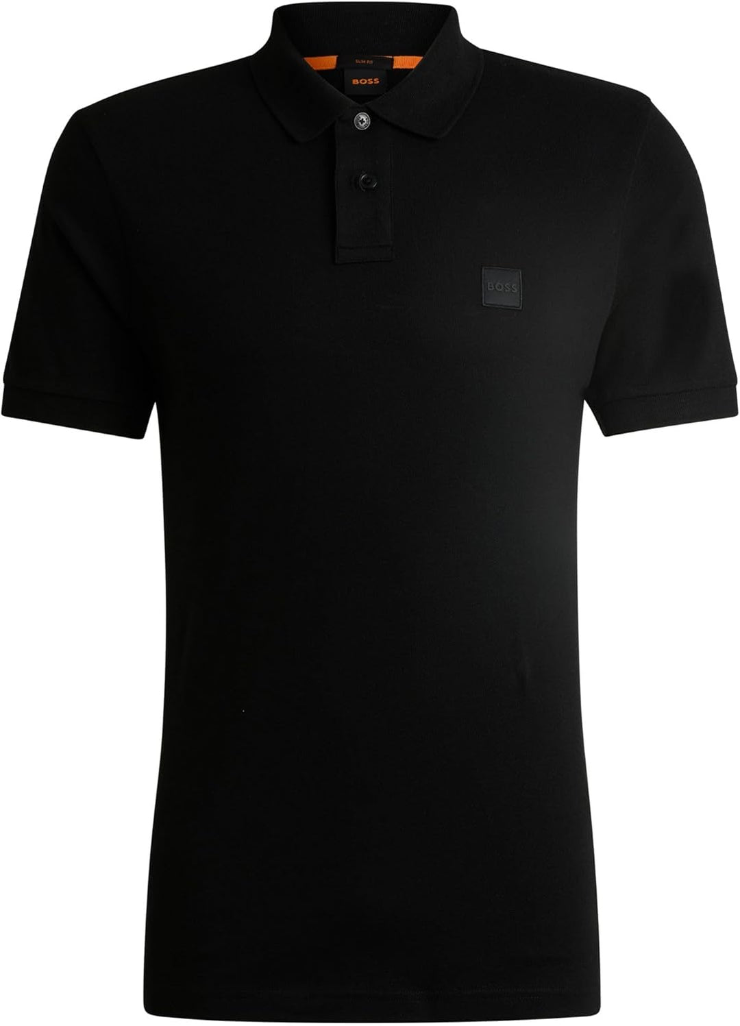 BOSS Herren Passenger Slim-Fit Poloshirt aus Stretch-Baumwolle mit Logo-Aufnäher XXL Black1, XXL Bla