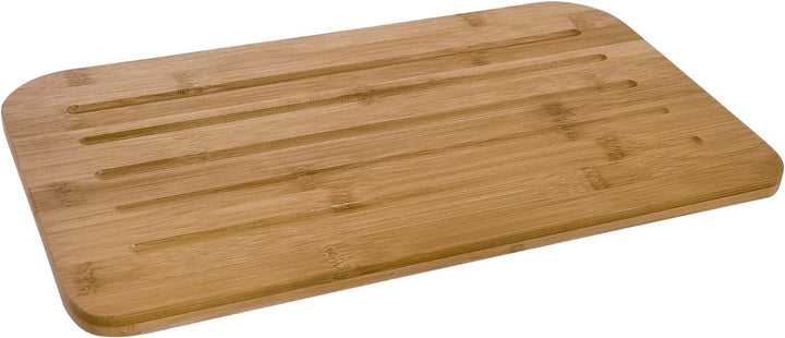 KINGHOFF Iweks Eleganter trendiger Brotkasten mit Holzdeckel (Schneidebrett) Weiss, Weiss