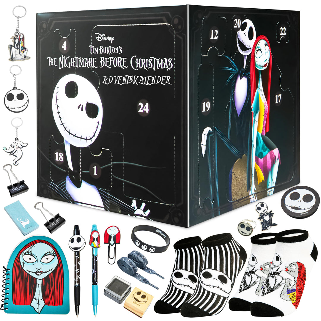 Disney The Nightmare Before Christmas Adventskalender 2025 Frauen Teenager Weihnachtskalender Countd