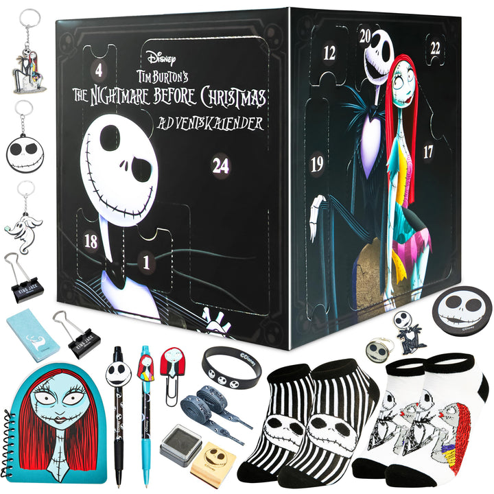 Disney The Nightmare Before Christmas Adventskalender 2025 Frauen Teenager Weihnachtskalender Countd
