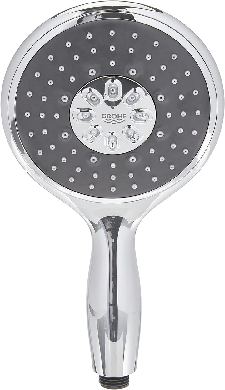 GROHE Vitalio Rain 130 - Handbrause (wassersparend, 4 Strahlarten, Universal Befestigungssystem, One