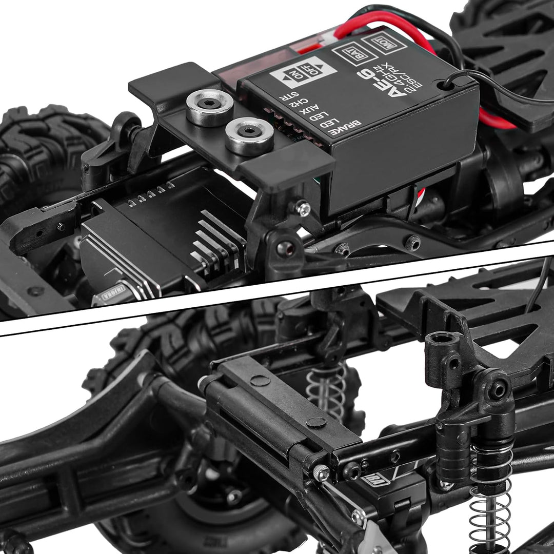 INJORA IR60-24 Pickup Hardbody Schale Karosserie mit Bettrahmen für 1/24 RC Crawler Axial SCX24 C10