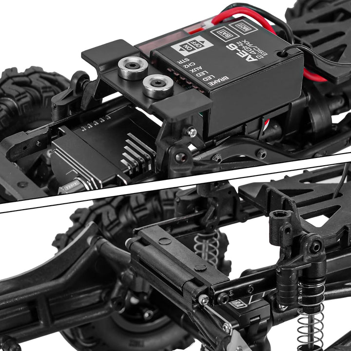 INJORA IR60-24 Pickup Hardbody Schale Karosserie mit Bettrahmen für 1/24 RC Crawler Axial SCX24 C10