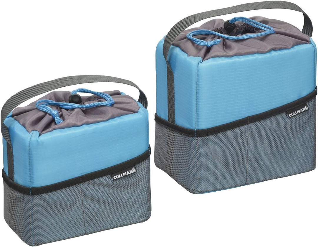 Cullmann Kleine Schock Schutz Tasche für CSC Equipment – Cyan/Grau, S