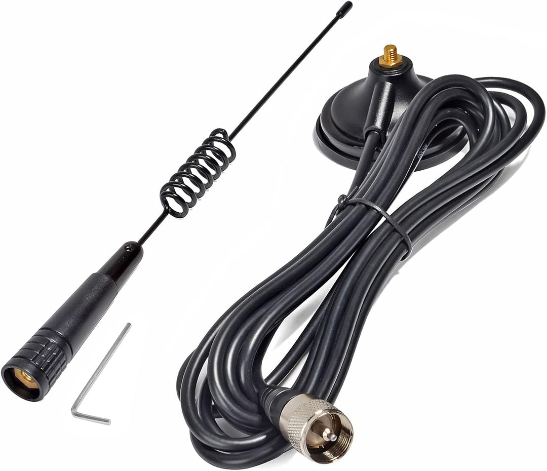 HYS 27 MHz Magnetische Halterung Antenne CB Antenne kompatibel mit Cobra Midland Uniden Maxon Portab