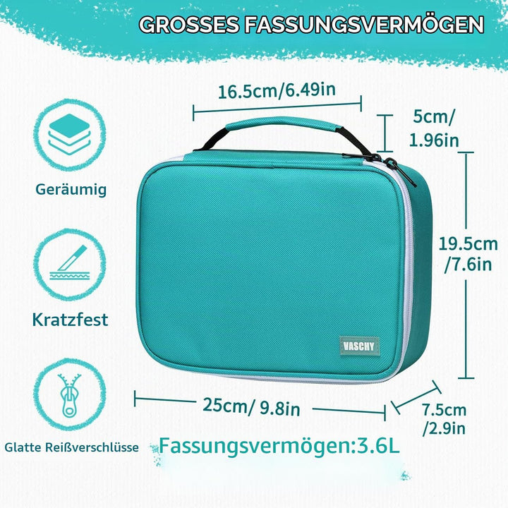 VASCHY Grosse Federmäppchen, Multi Fächer Mäppchen Organizer 72 Stück Etui Schule Federmappe Federta