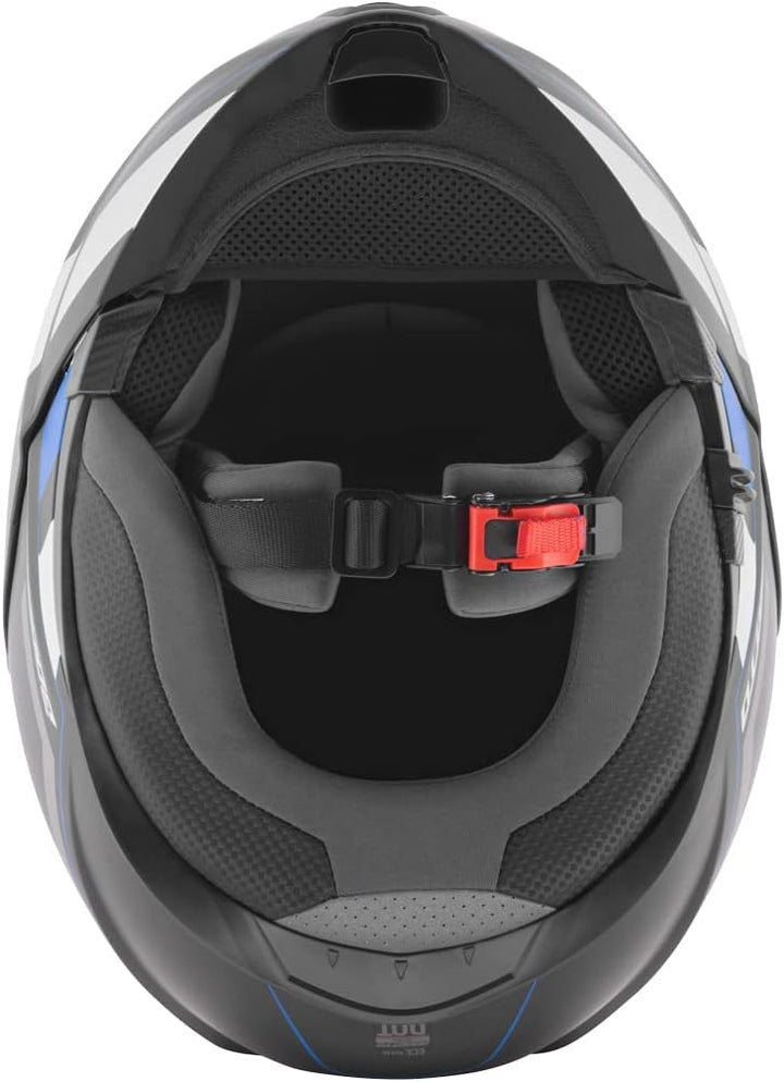 Bogotto FF403 Murata Klapphelm (Blue/Black,S (55/56)) S (55/56) Blau/Schwarz, S (55/56) Blau/Schwarz