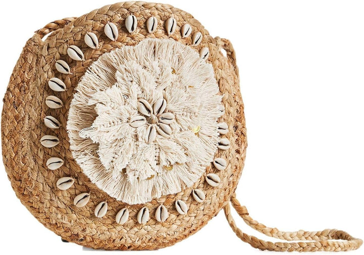 Desigual Womens BOLS_Tulum Rounded Across Body Bag, White