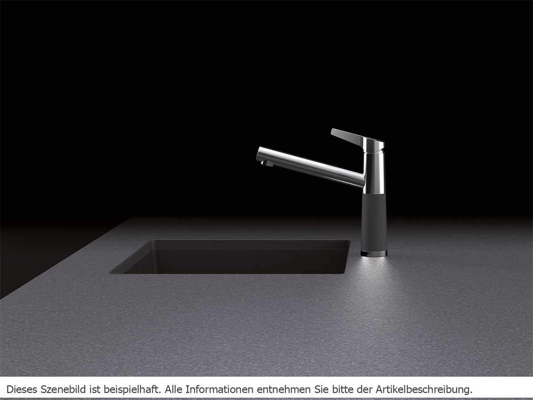 Schock Küchenarmatur SC-510 Inca – Hochdruck Armatur CRISTALITE mit Festauslauf und Standard Norm-An