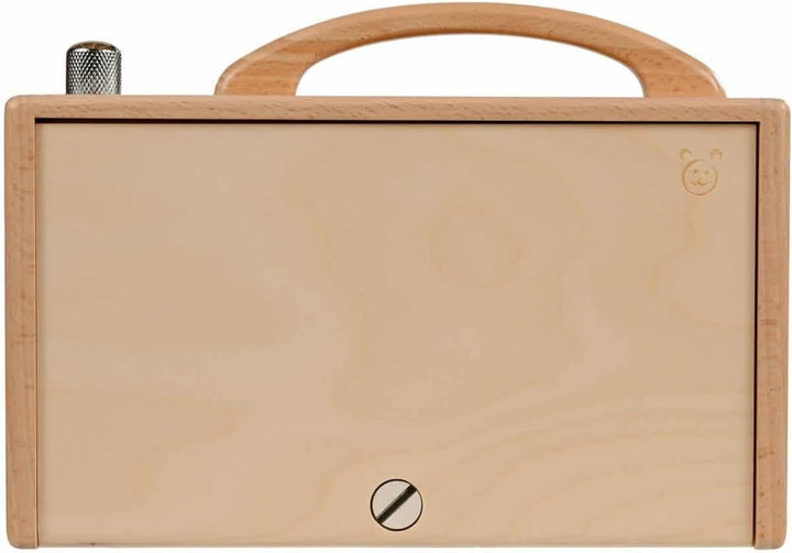 hörbert - Musikbox für Kinder. MP3-Player aus Holz mit 9 Playlists. Inklusive Mikrofon, Internet-Rad