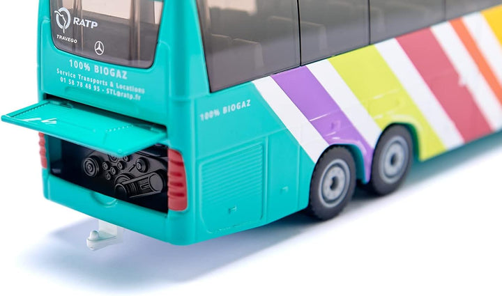 siku 3738001, Mercedes-Benz Travego Reisebus RATP Frankreich, 1:50, Metall/Kunststoff, Multicolor, Ö