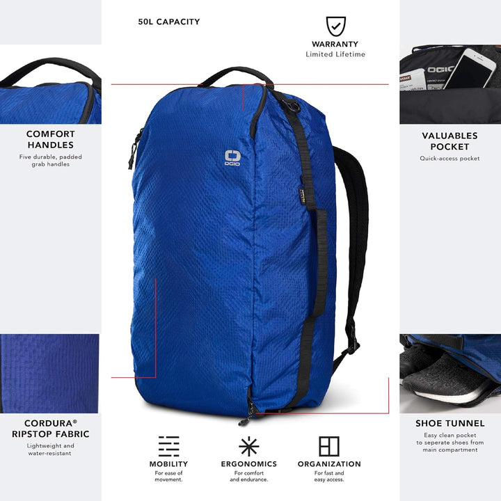 Ogio Fuse 50 Reisetasche blau 60 cm Einheitsgrösse Blau_blau, Blau, Einheitsgrösse Blau_blau, Blau