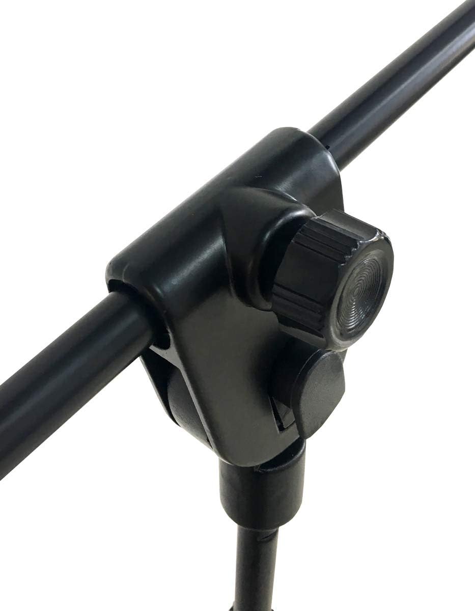 E-Lektron EMS01 Mikrofonständer Mikrofon Stativ mit Galgen/Mikrofonklemme/Tasche