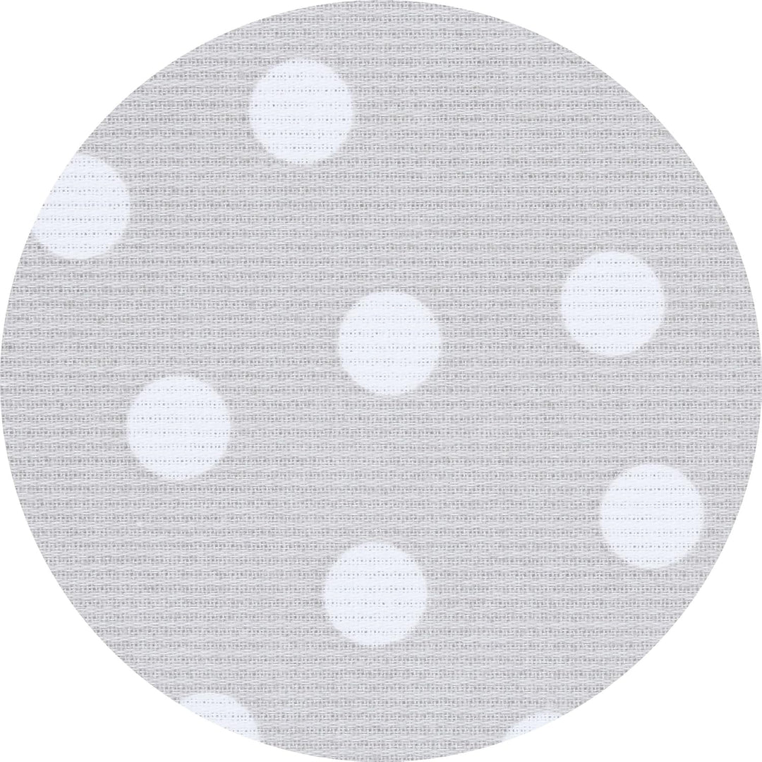 babybay Himmel Piqué mit Band passend für alle Modelle bis 96 cm Länge, perlgrau Punkte weiss, Perlg