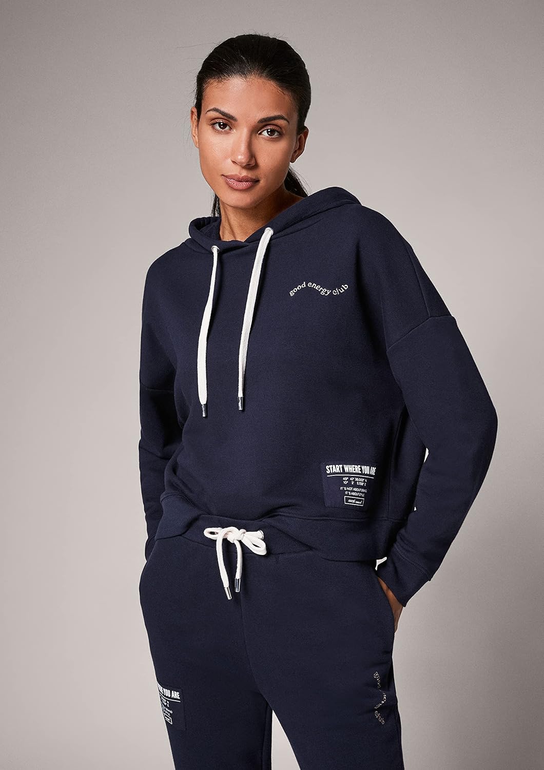 Comma Damen Sweatshirt 38 59d6 Placed Embroidery, 38 59d6 Placed Embroidery