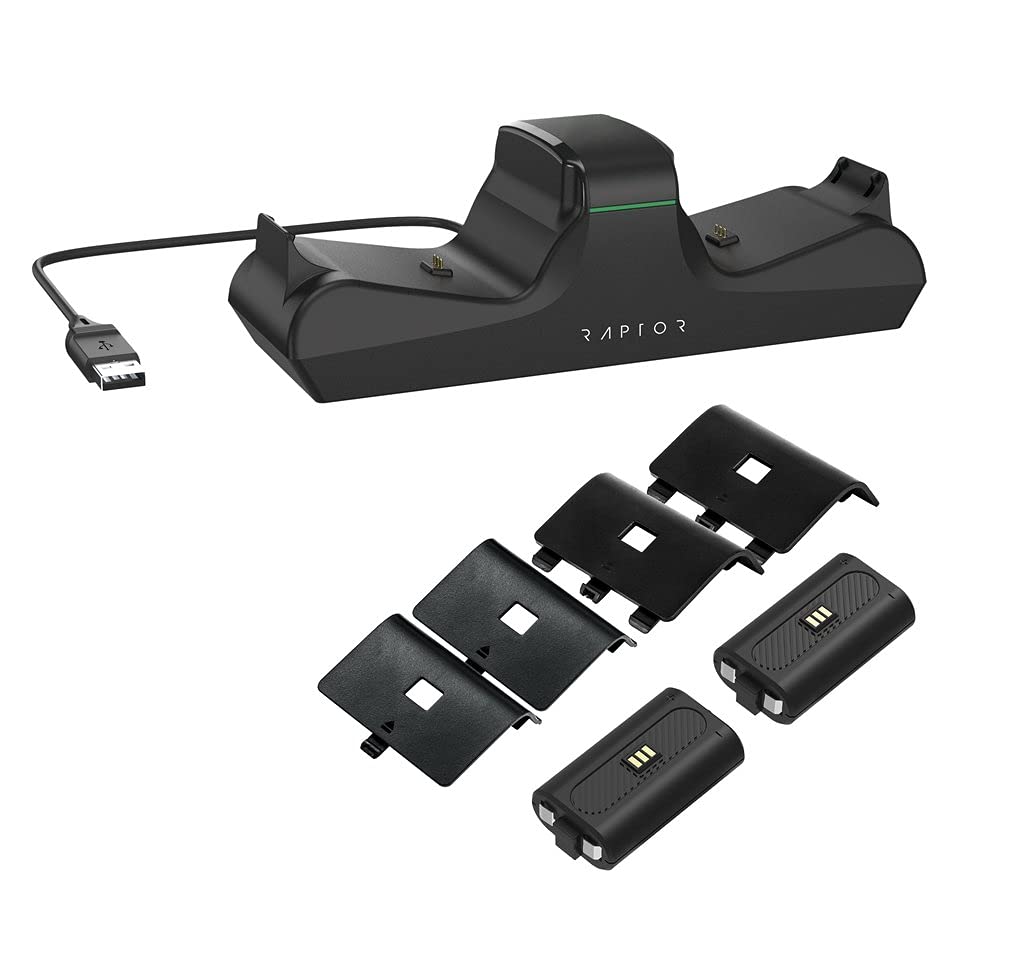 Raptor Dual Ladestation XBOX Series X/S o. XBOX One CSX200 RG-CSX200 schwarz