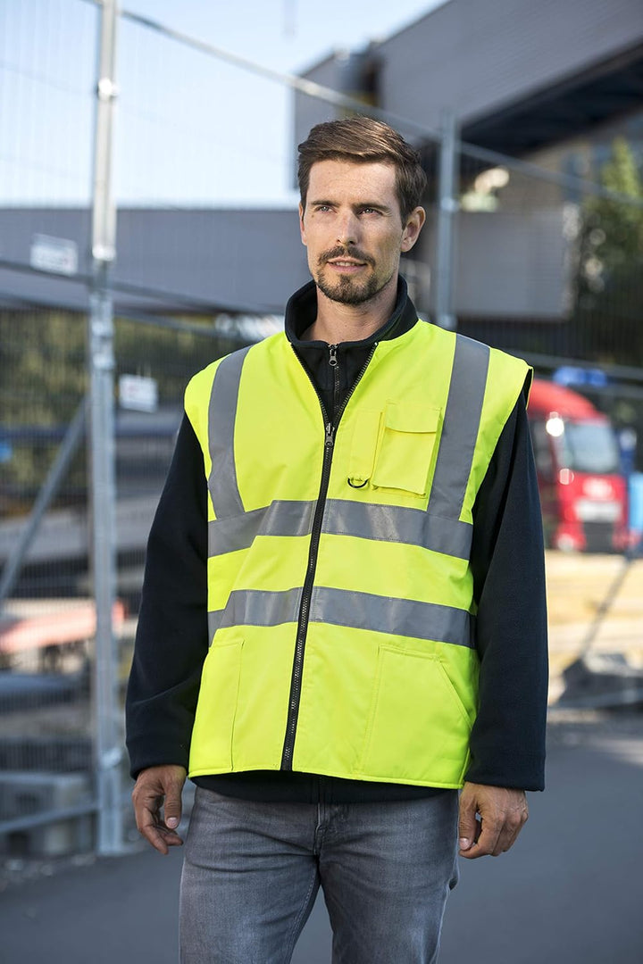 Korntex Bodywarmer, Gelb Hi-Vis, XXL