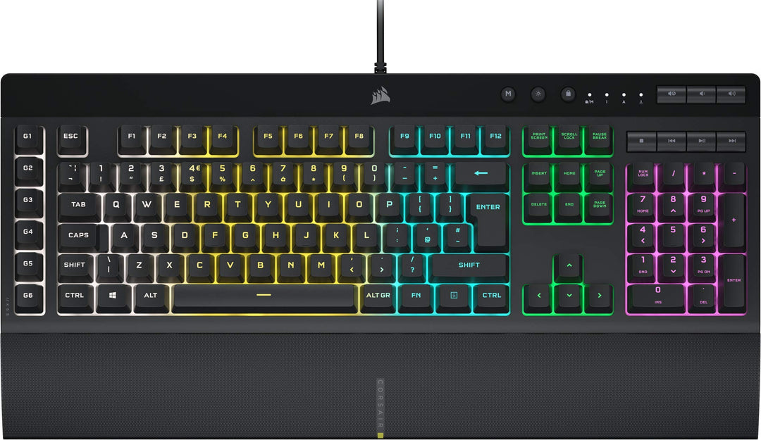 Corsair K55 RGB Pro – Dynamische RGB-Hintergrundbeleuchtung – – IP42 Staub- und spritzwassergeschütz