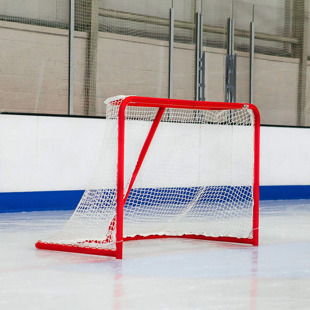 FORZA Eishockey Tore – 1,8m x 1,2m – wählen Sie entweder das Regelung-Tor (3,9cm Stahlrahmen) oder p