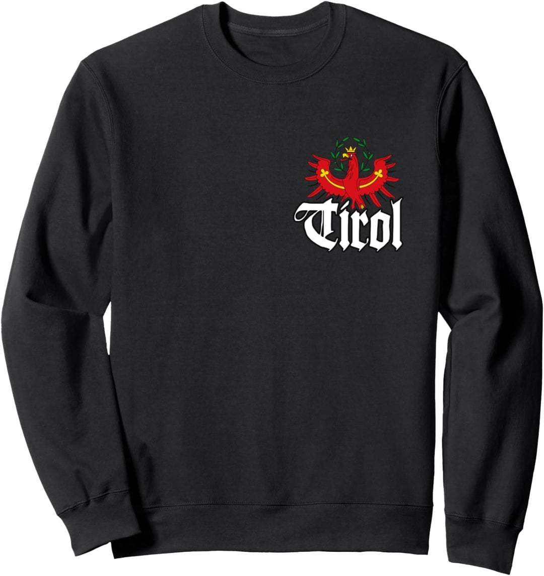 Tirol Tiroler Adler Wappen klein dezent Brust Herren Damen Sweatshirt