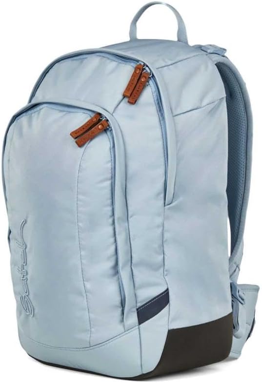 Satch Air Schulrucksack Set 3tlg. inkl. Schlamperbox und Sporttasche Nordic Ice Blue, Nordic Ice Blu
