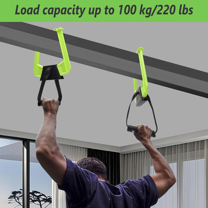 Gugxiom Portable Pull Up Bar für Tür, Home Gym Equipment, Travel Pull Up Bar, 220lbs Gewichtskapazit