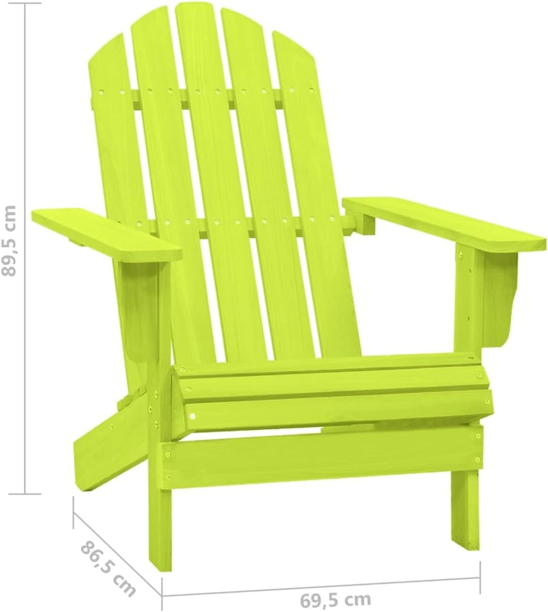 Susany Tannenholz Massiv Adirondack Gartenstuhl Gartensessel Stuhl Deckchair Holzstuhl Sessel Terras