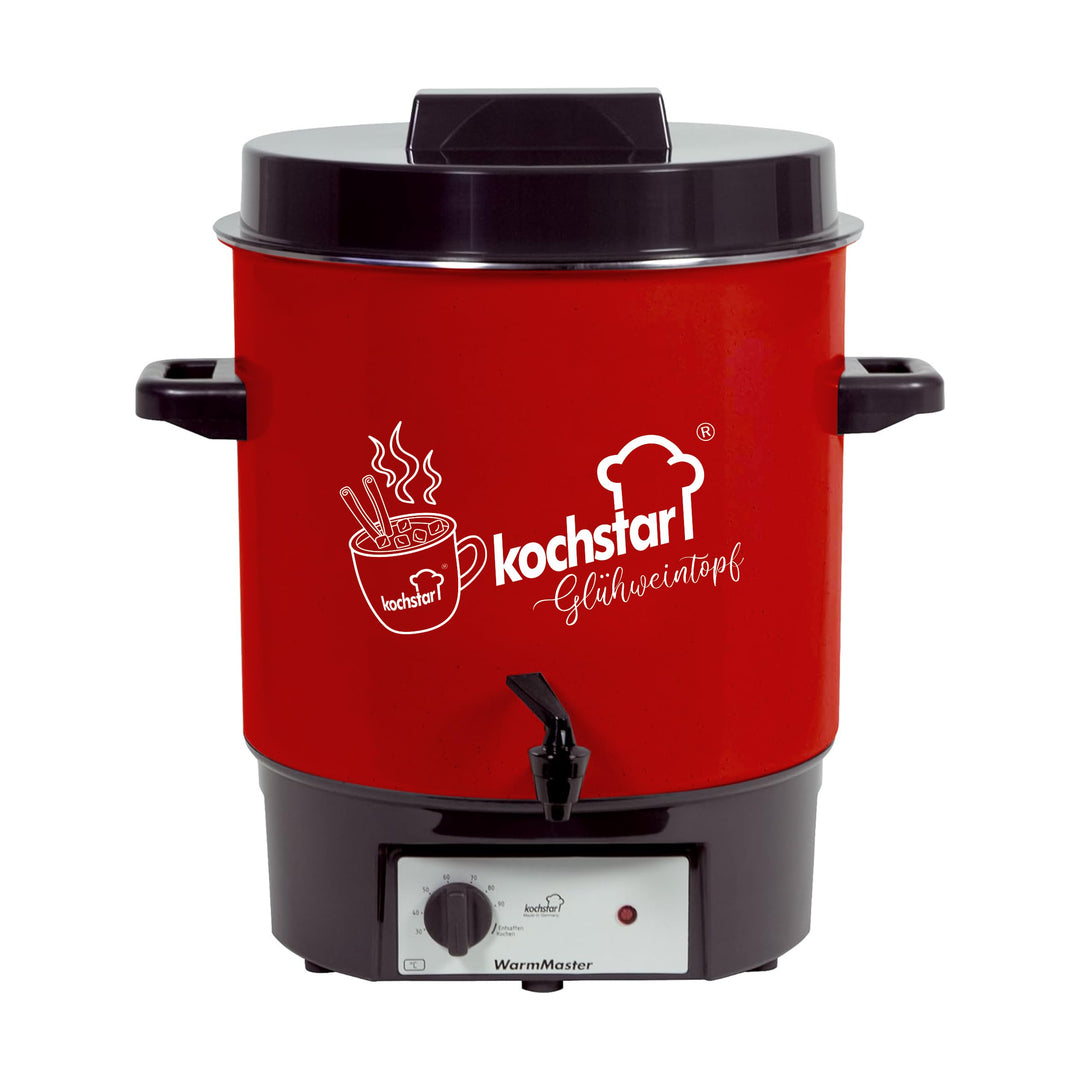Kochstar WarmMaster A - Sonder-Edition X-Mas (Glühweintopf, Inhalt 27 Liter, 1800 Watt, emailliert i