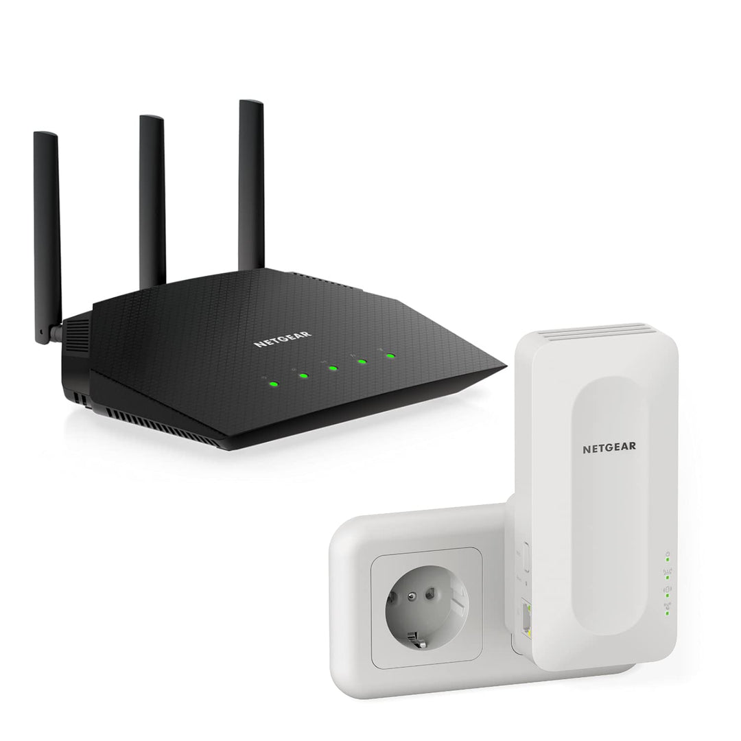 NETGEAR AX WiFi 6 Mesh WLAN System AX1800 (4 simultane Streams mit bis zu 1.8 GBit/s, 5X GB LAN-Port