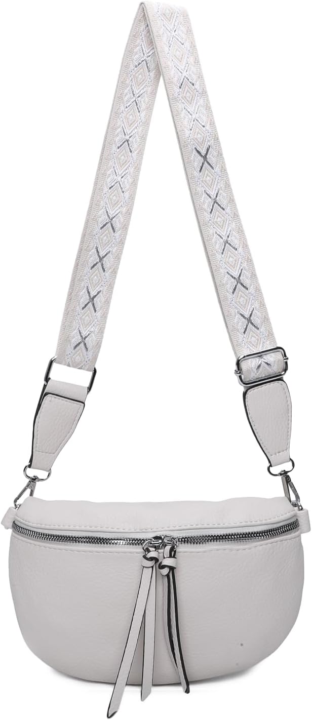 OBC Damen Tasche Crossbody Gürteltasche Brusttasche Umhängetasche Hüfttasche Crossover Bauchtasche B