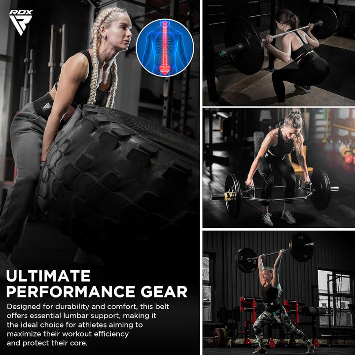 RDX 4” Gewichthebergürtel, Auto-Lock Trainingsgürtel, Powerlifting Krafttraining Bodybuilding Fitnes