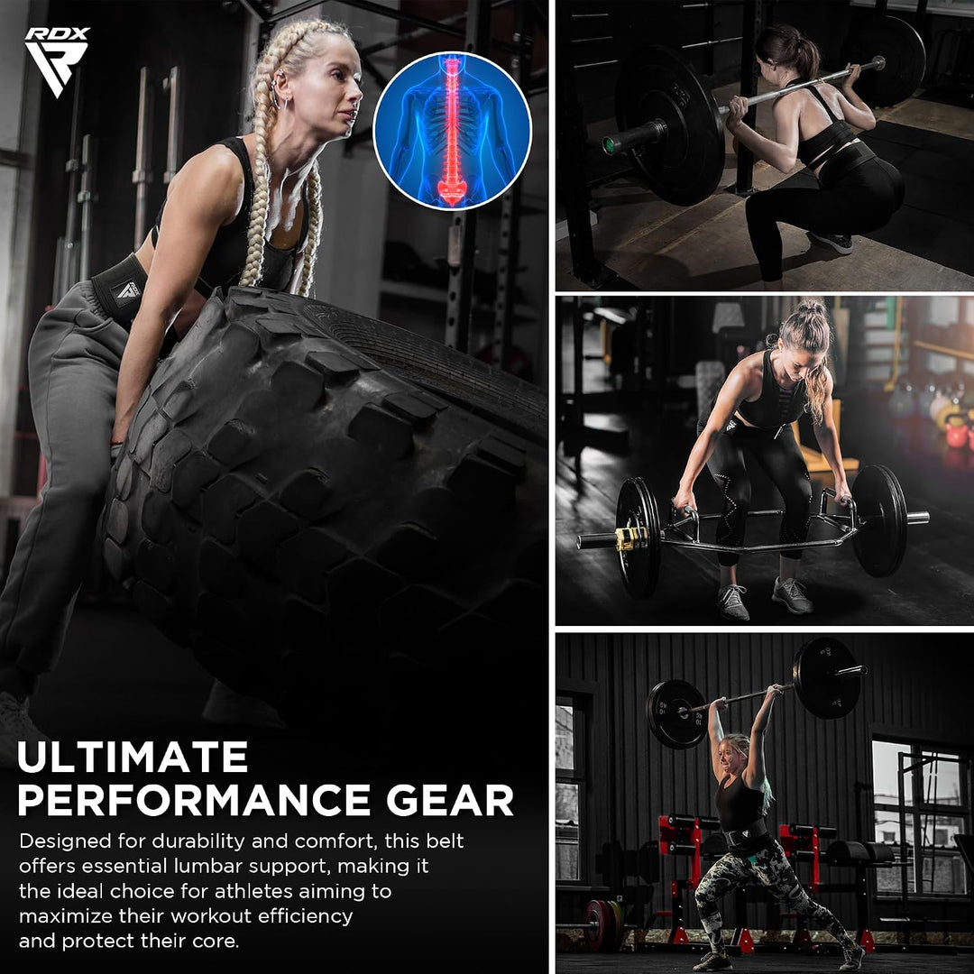 RDX 4” Gewichthebergürtel, Auto-Lock Trainingsgürtel, Powerlifting Krafttraining Bodybuilding Fitnes