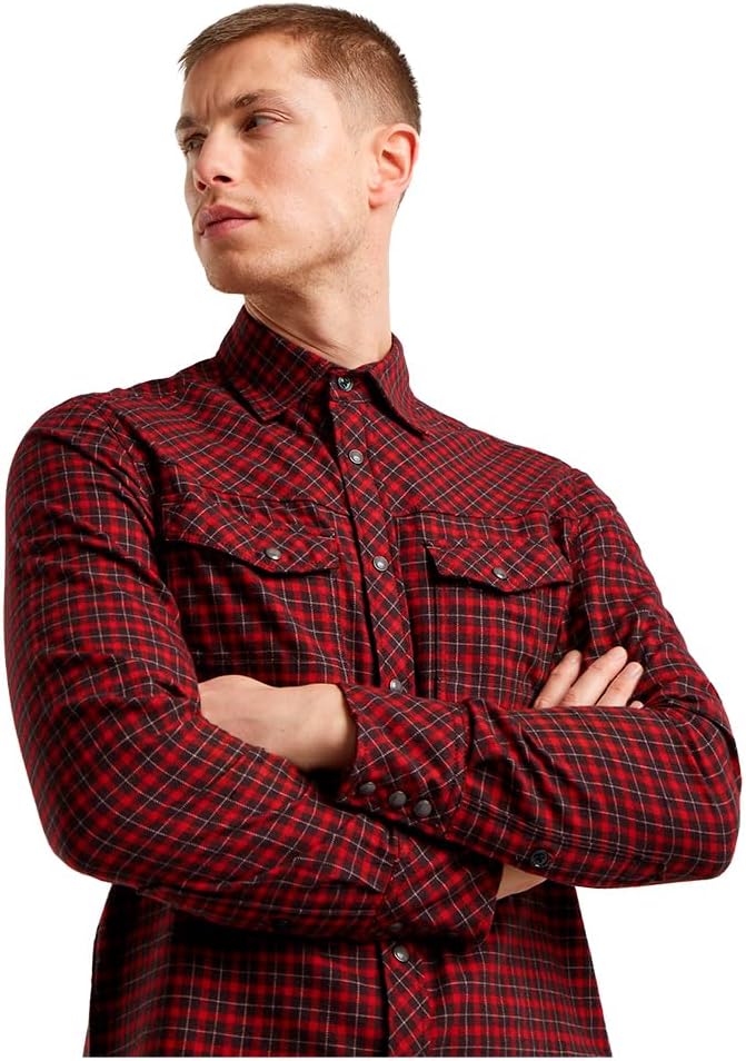 G-Star RAW Herren Dakota Slim Shirt L Mehrfarben (Baron Chibi Check D25223-d818-g907), L Mehrfarben