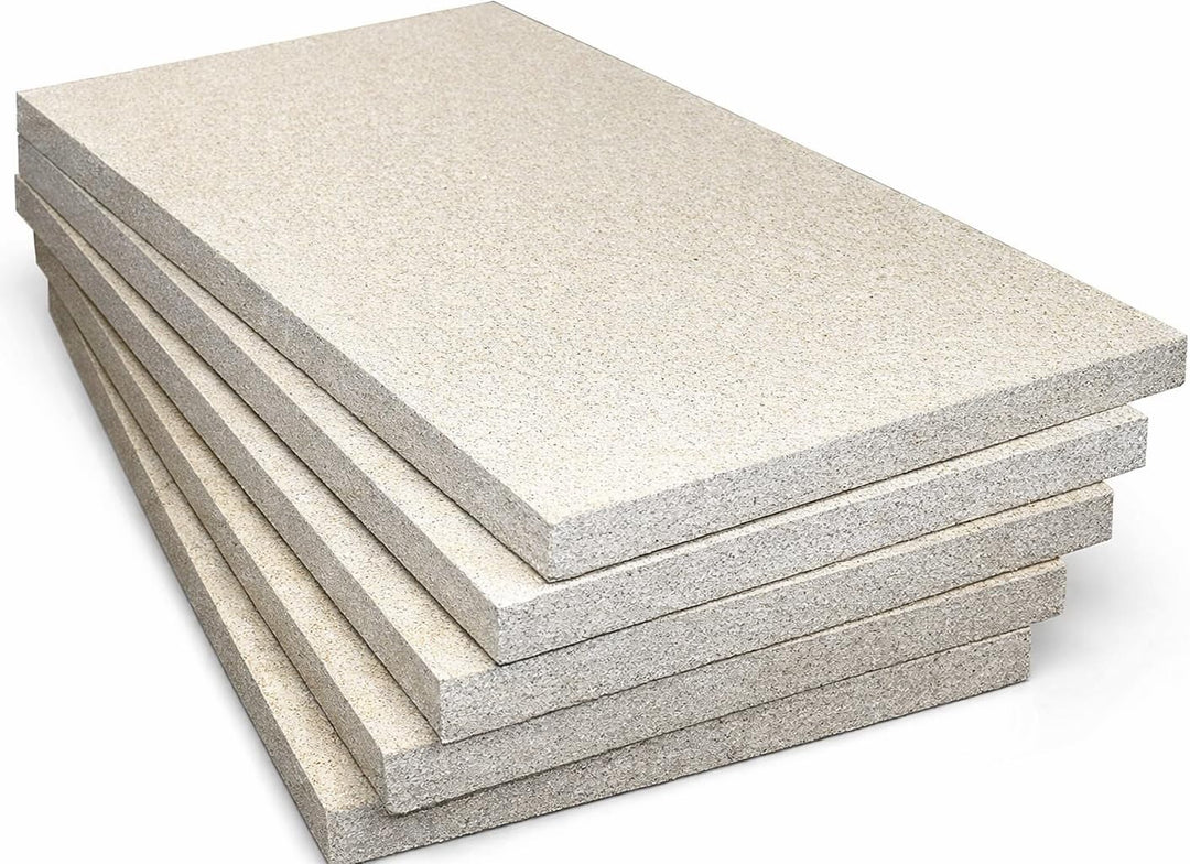 Vermiculite Schamotte Ersatz, 3 Platten 500 x 300 x 30 mm, Feuerraum
