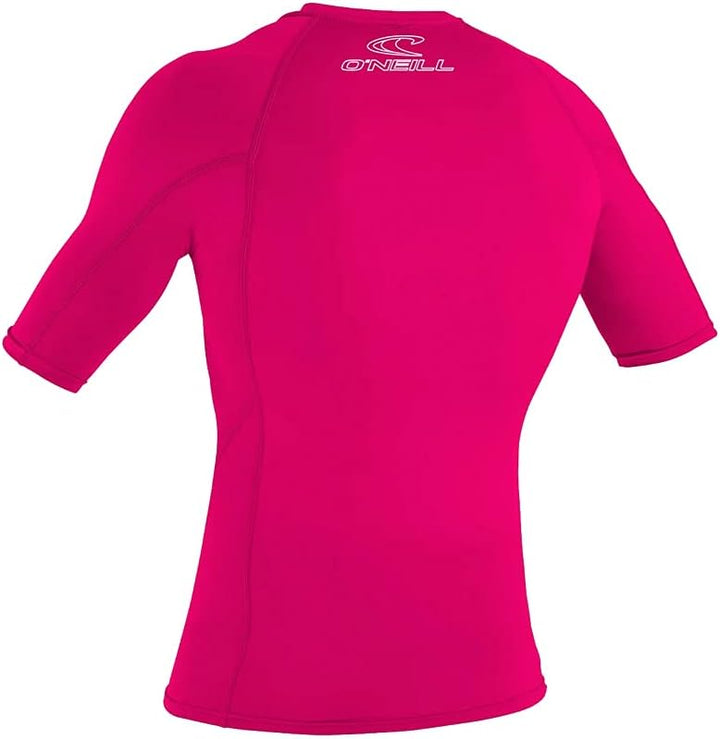 O'Neill Wetsuits Jungen Uv Schutz youth basic skins S/S crew 16 Wassermelone, 16 Wassermelone