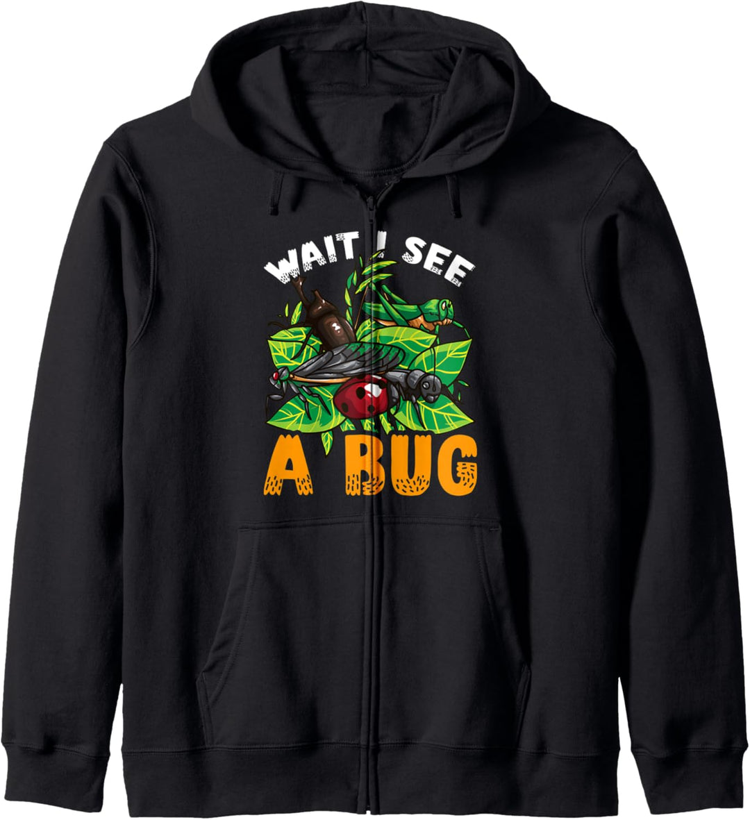 Warten Sie, ich sehe einen Fehler! Lustiger Entomologe Kapuzenjacke