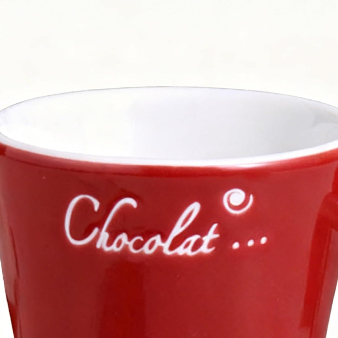 Fondue-Tasse – hitzebeständiger Wärmer mit Gabel zum Schmelzen von Schokolade – zum Eintauchen von B