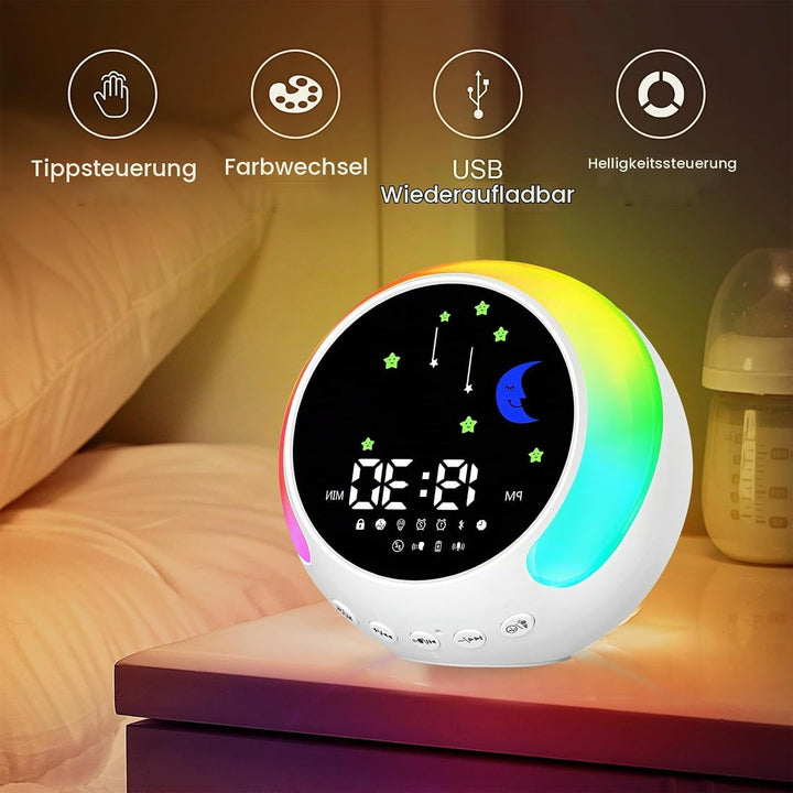 Wecker Kinder-Schlaftrainer, Kinder Wecker, Kinder Lichtwecker, Schlaftrainer Kinder Mit Nachtlicht,