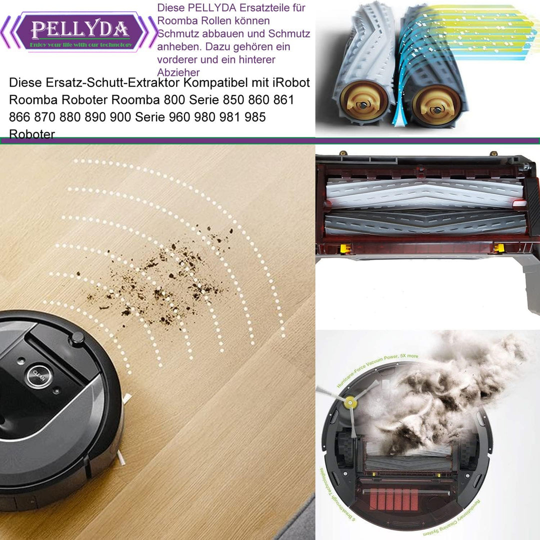 Ersatzteile für Roomba, Ersatzwalzenbürsten für Roomba 800 &amp; 900 Serie 800 850 860 861 866 870 880 8