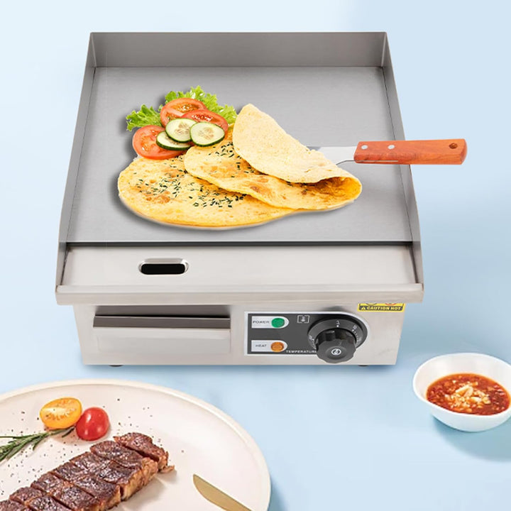 Kommerzielle Elektrische Grillplatte Tischgrill Plattengriller, 2000W Multigrill Plancha Grill mit v