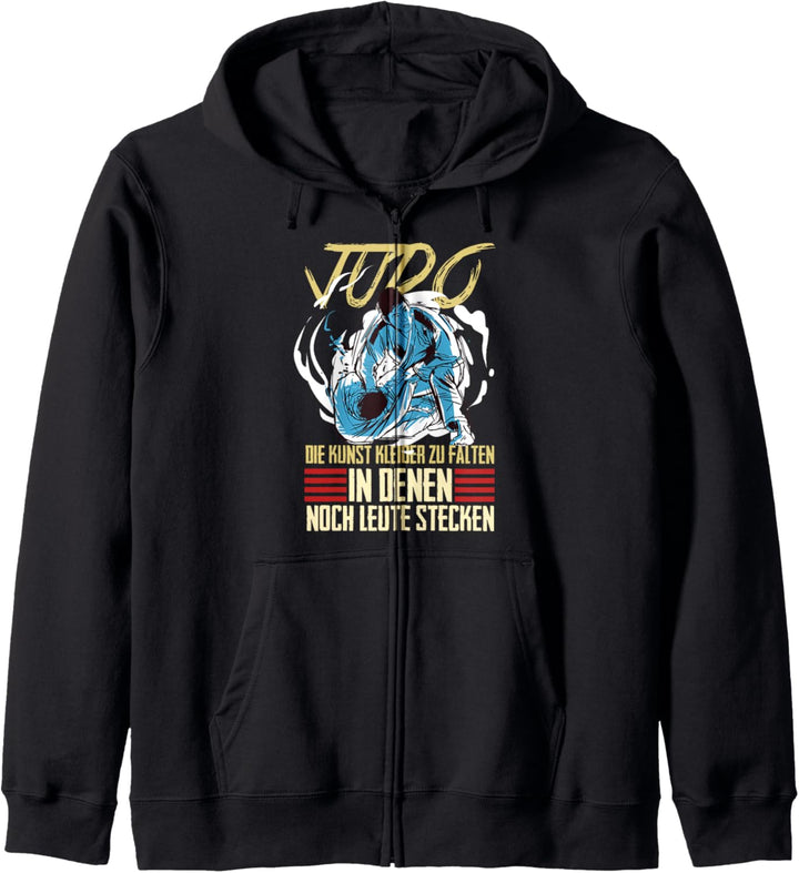Judo Kämpfer Judoka Kampfsport Kampfkunst Spruch Geschenk Kapuzenjacke