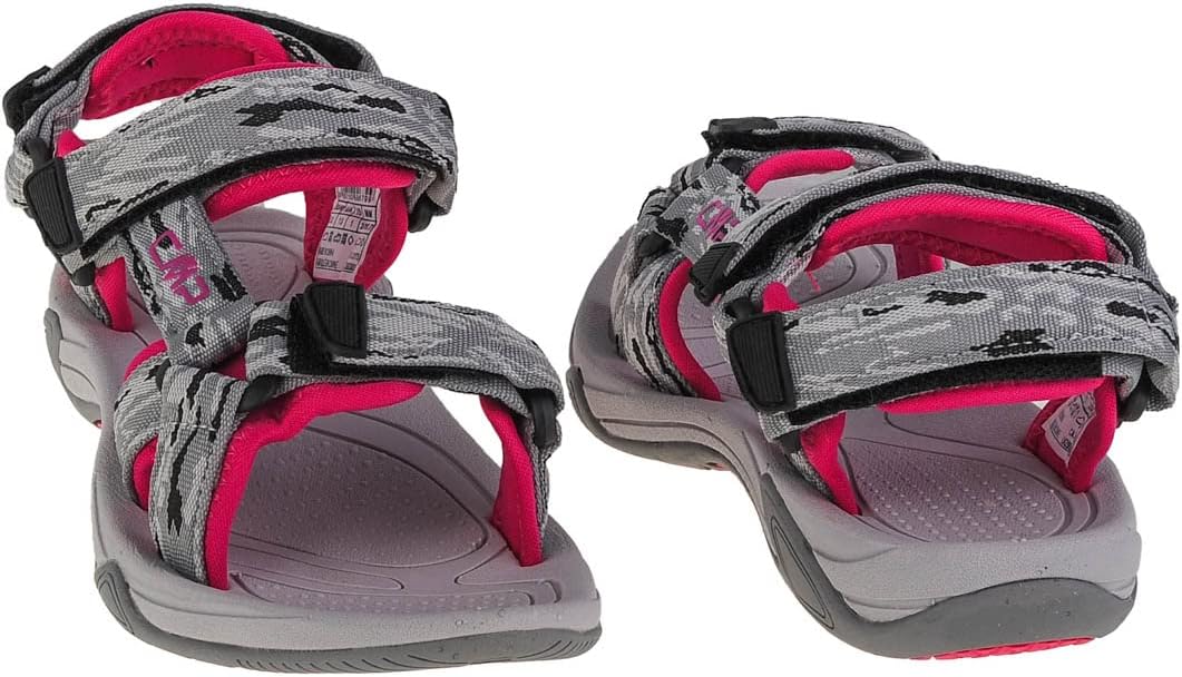 CMP Herren Kids Hamal Hiking Sandal Sportsandale 28 EU Nero Ghiaccio, 28 EU Nero Ghiaccio