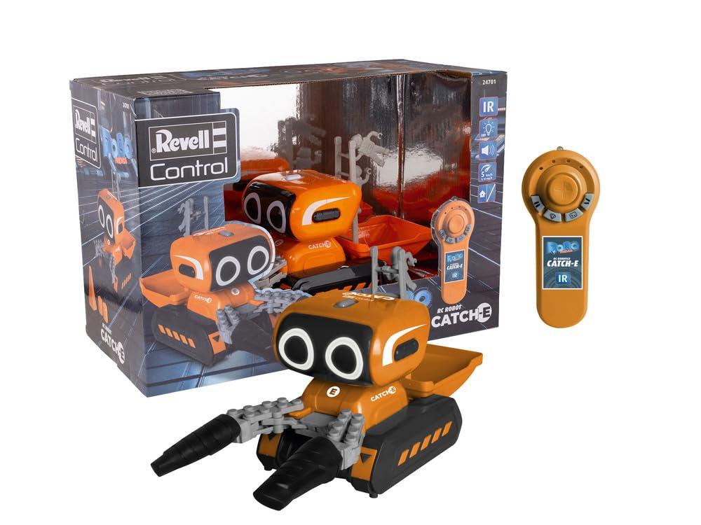 Revell RC, Catch-E Roboter, Programmierbarer Roboter mit Vorwärts-, Rückwärts- und Drehbewegungen, G