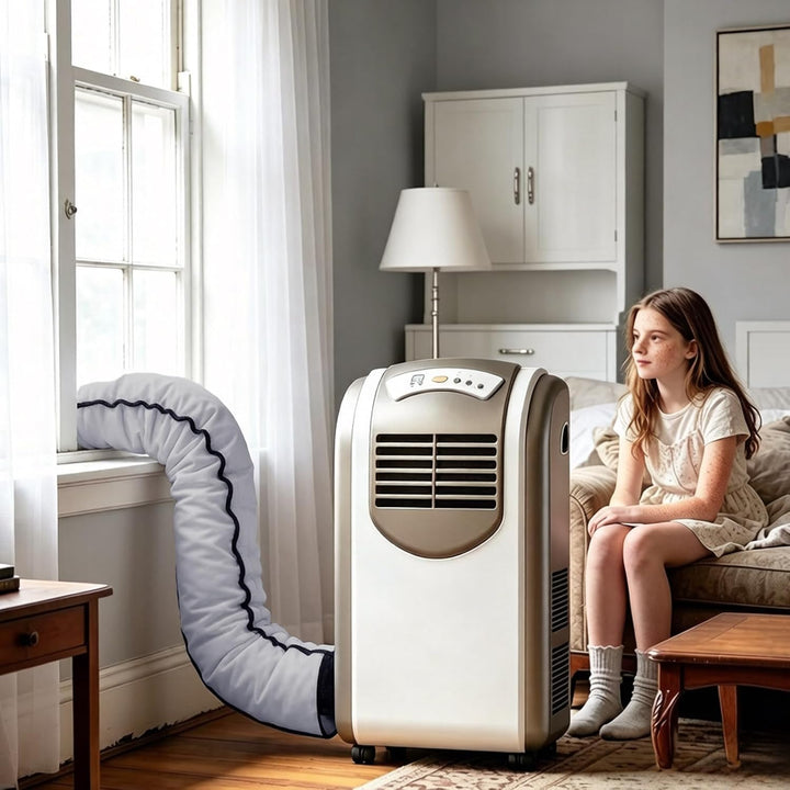 Generisch Isolierung für Klimaanlage Schlauch 150cm: Abluftschlauch Hitzeschutz für 5/5.9 Zoll (13/1