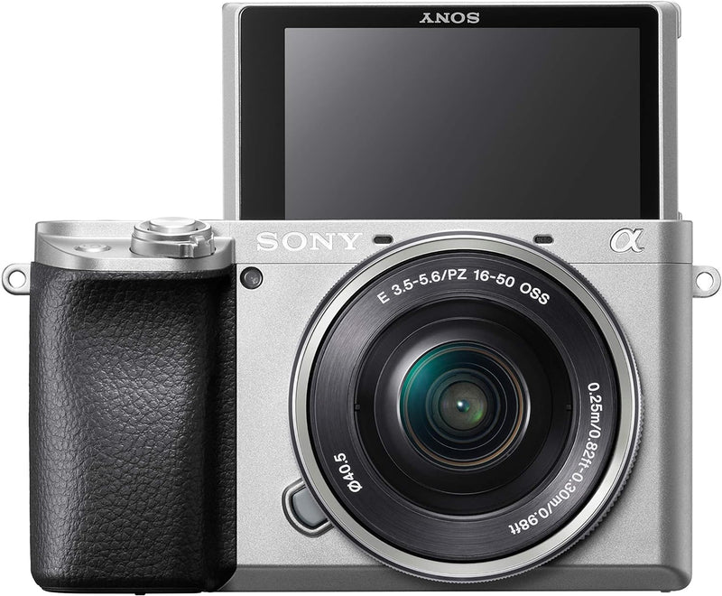 Sony Alpha 6100 E-Mount Systemkamera (24 Megapixel, 4K Video, 180° Touch-Display, 0.02 Sek. Echtzeit