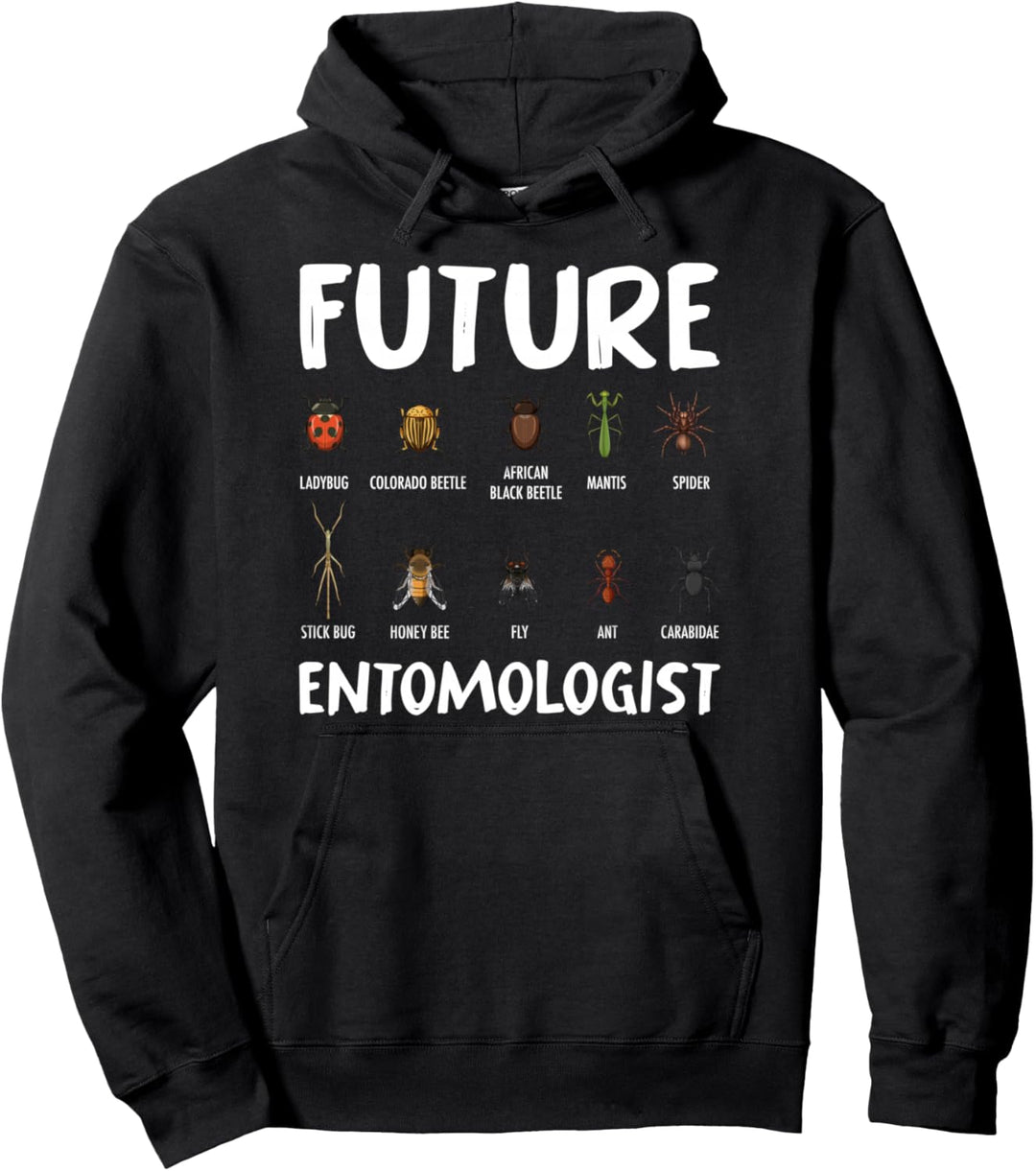 Insekten Sammler Zukünftiger Entomologe Natur Käfer Pullover Hoodie