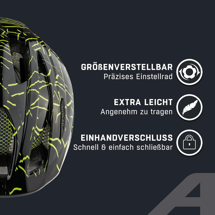 ALPINA PICO - Leichter, Optimal Klimatisierter & Bruchfester Fahrradhelm Mit Fliegennetz Für Kinder