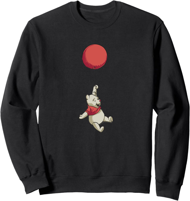 Disney Winnie The Pooh Flying With Red Balloon Sweatshirt